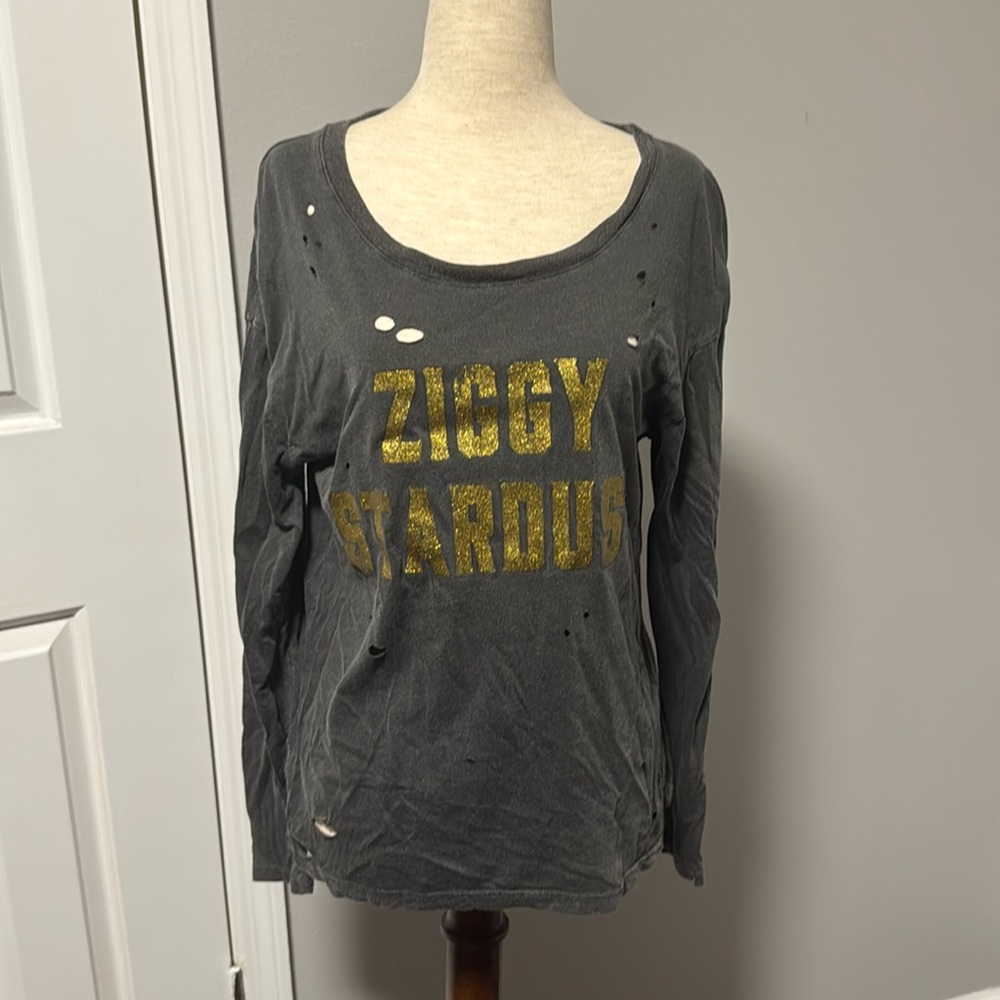 Daydreamer Ziggy Stardust distressed top